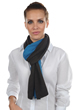 Cashmere & Yak accessories scarf mufflers luvo canard blue natural marron 164 x 26 cm